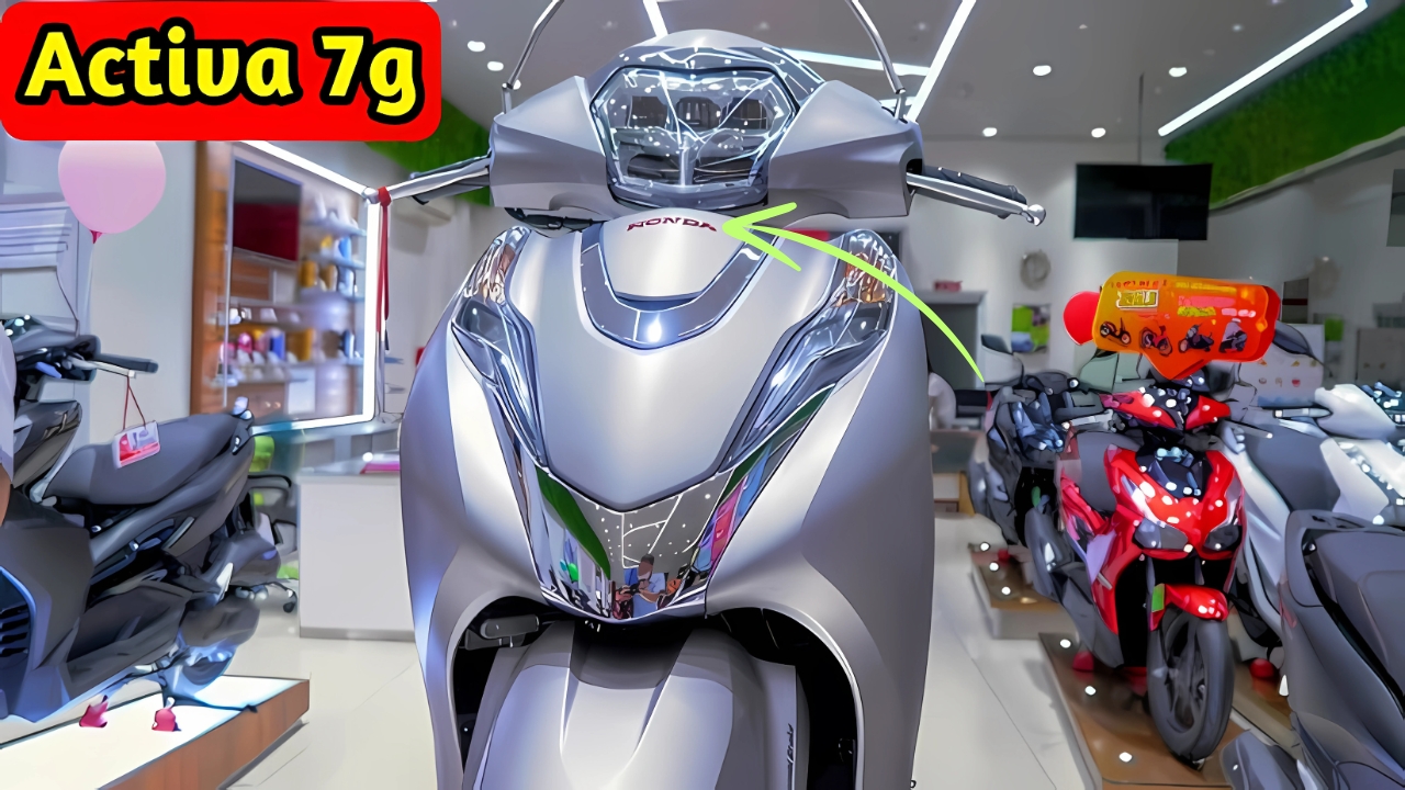 Honda Activa 7G is launched for Slim trim girls price is so low upsos.in